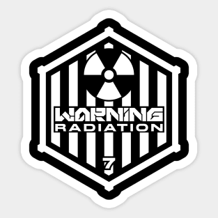 Warning: Radiation Sticker